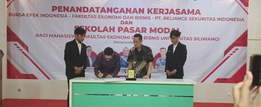 PENANDATANGANAN KERJASAMA DAN SEKOLAH PASAR MODAL